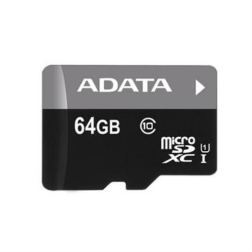 Imagen de MEMORIA MICRO SD ADATA CLASE 10 + SD 64GB CLASE 10 UHS-1