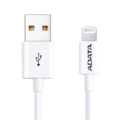 Imagen de Cable Adata Lightning USB-A 2.0 1m Color Blanco