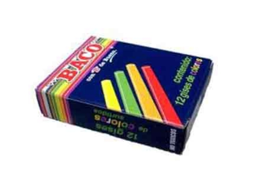 Imagen de GIS BACO COLORES CAJITA C/12 PIEZAS