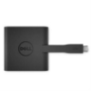 Imagen de Adaptador Dell DA200 Portable USB-C a HDMI/VGA/Ethernet/USB 3.0 Color Negro