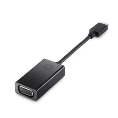 Imagen de Adaptador HP N9K76AA USB-C a VGA Color Negro
