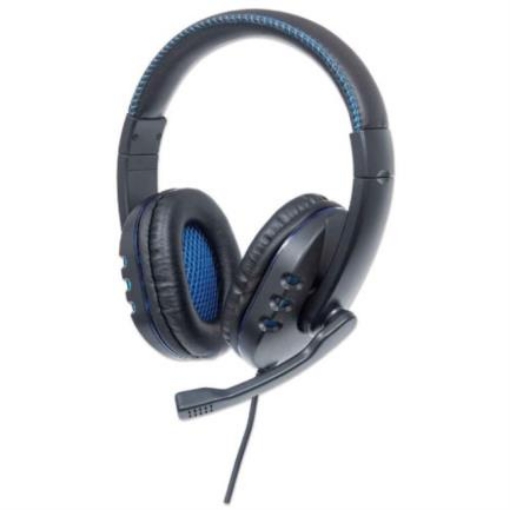 Imagen de Audífonos Manhattan Gaming Micrófono USB Color Negro
