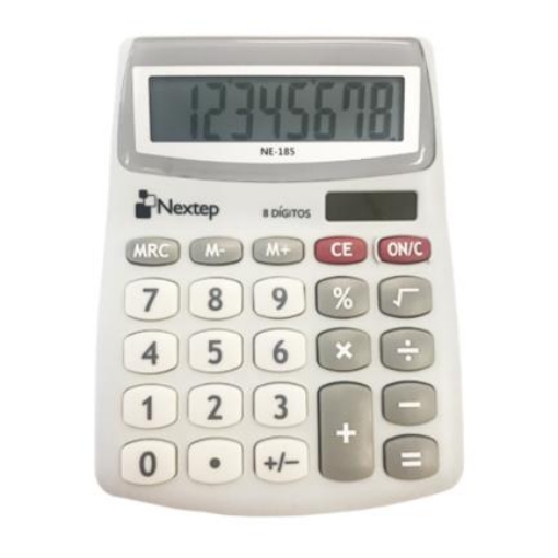 Imagen de Calculadora Nextep 8 Dígitos Semi Escritorio Solar/Batería