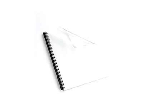 Imagen de CUBIERTA FELLOWES P/ENG CARTA TRANSP C/25