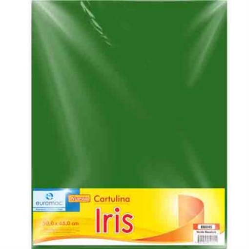 Imagen de CARTULINA EUROMAC IRIS VDE BANDERA 50X65 C/10