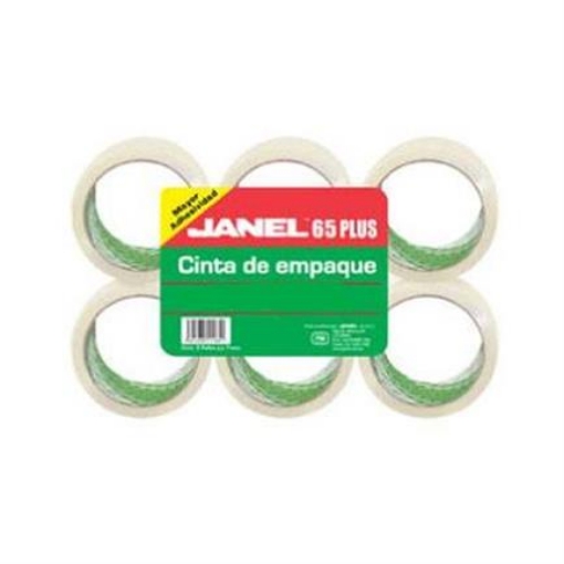Imagen de CINTA JANEL EMPAQUE TRANSP .048X50MTS PAQ C/6