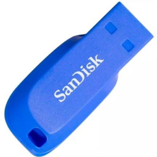 Imagen de MEMORIA SANDISK CRUZER BLADE 16GB  ELECTRIC BLUE