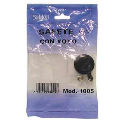 Imagen de PORTA GAFETE SABLON C/YOYO 6X9 CMS