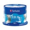 Imagen de DISCO COMPACTO VERBATIM R 52X 80MIN 700MB IMPR PLATA C/50