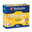 Imagen de DVD+RW Verbatim 4X 4.7 GB 10PK Slim Case