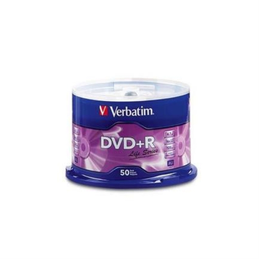 Imagen de DVD+R VERBATIM 4.7GB 16X SPINDLE C/50