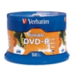 Imagen de DVD-R VERBATIM 4.7GB 16X BLANCO INK C/50