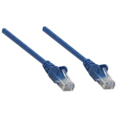 Imagen de Cable Intellinet Red Cat5e UTP RJ45 M-M 3m Color Azul