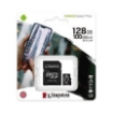 Imagen de Memoria Kingston Micro SD Canvas Select Plus 128GB UHS-I Clase 10 C/Adaptador