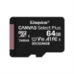 Imagen de Memoria Kingston Micro SD Canvas Select Plus 64GB UHS-I Clase 10 C/Adaptador