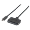 Imagen de Adaptador Manhattan SATA a USB-C 3.1 SuperSpeed Color Negro