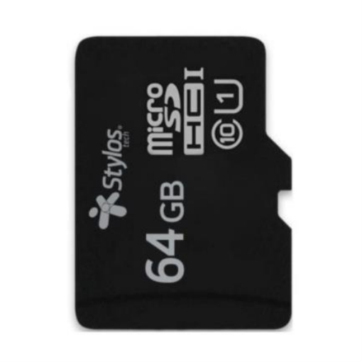 Imagen de Memoria Micro SD Stylos 64 GB S/A UHS1