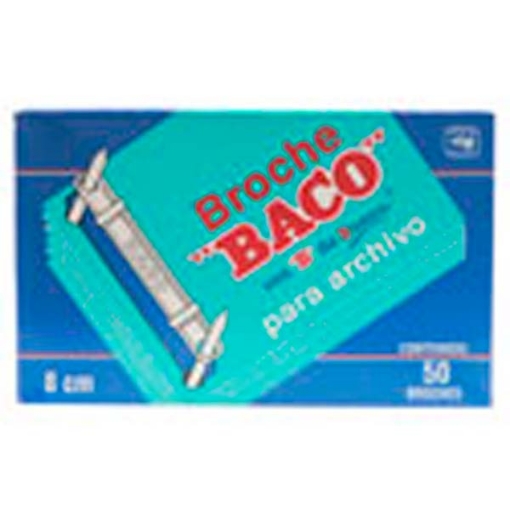 Imagen de BROCHE BACO ARCHIVO 8 CMS C/50