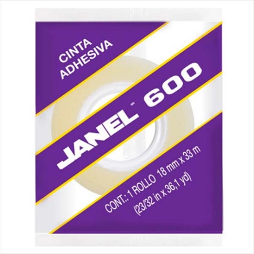 Imagen de CINTA JANEL ADHESIVA CELOFAN 600 18X33