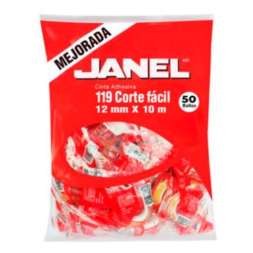 Imagen de CINTA JANEL ADHESIVA 119 12X10 C/50