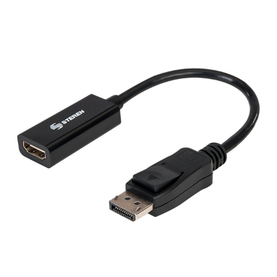 Imagen de Adaptador Steren DisplayPort a HDMI Salida de Video Color Negro