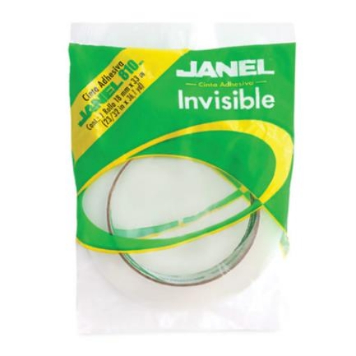 Imagen de Cinta Adhesiva Janel Invisible 810 en Bolsa 18mmx33m