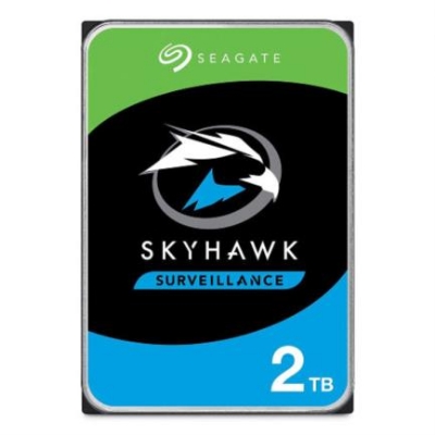 Imagen de Disco duro Seagate SkyHawk 2TB SATA 6Gbs 3.5" 256MB 5400RPM Admite 8 Bahías/64 Cámaras Videovigilancia