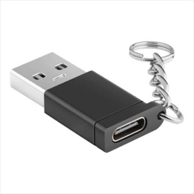 Imagen de Adaptador Steren Tipo Llavero Jack USB-C a Plug USB 3.0
