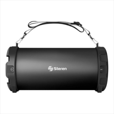 Imagen de Bocina Steren Mini Bazooka Bluetooth con Reproductor USB/SD Color Negro