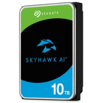 Imagen de Disco duro Seagate SkyHawk AI 10TB SATA 6Gbs 3.5" 256MB 7200RPM Air Admite 16 Bahías/64 Cámaras Videovigilancia