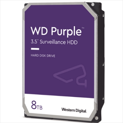 Imagen de Disco duro Western Digital Purple 8TB SATA 6GBS 3.5" 128MB 5400RPM Videovigilancia