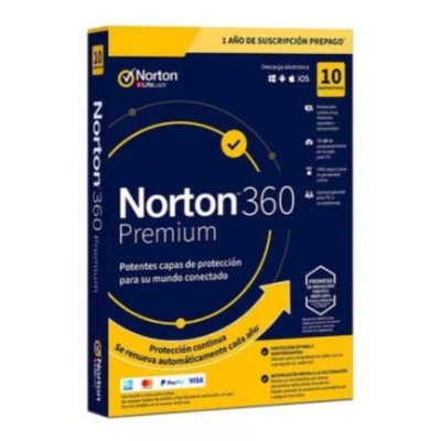 Imagen de Licencia Antivirus ESD Norton 360 Premium 2 Años 10 Dispositivos