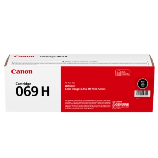 Imagen de Cartucho de Tóner Canon 069 H Rendimiento 7600 Páginas Negro