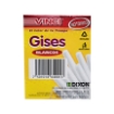 Imagen de Gis vinci moldeado blanco caja c/12 piezas