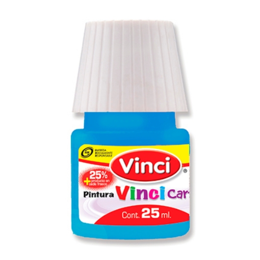 Imagen de Pintura cartel vinci 25 ml azul pastel - 84 caja c/10 piezas