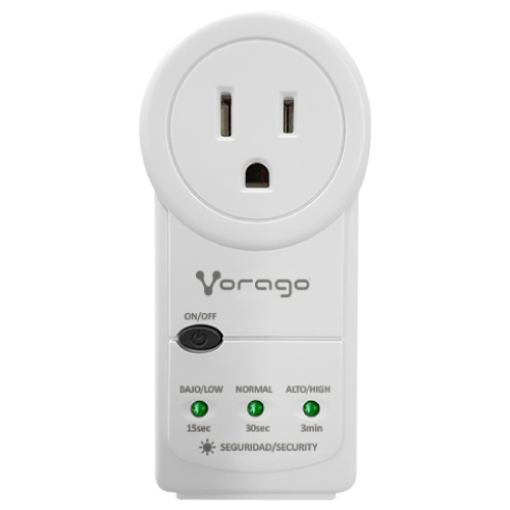 Imagen de PROTECTOR DE VOLTAJE VORAGO AVR-300 RJ45/RJ11 PORTATIL 1800W ELECTRODOMESTICOS BLANCO