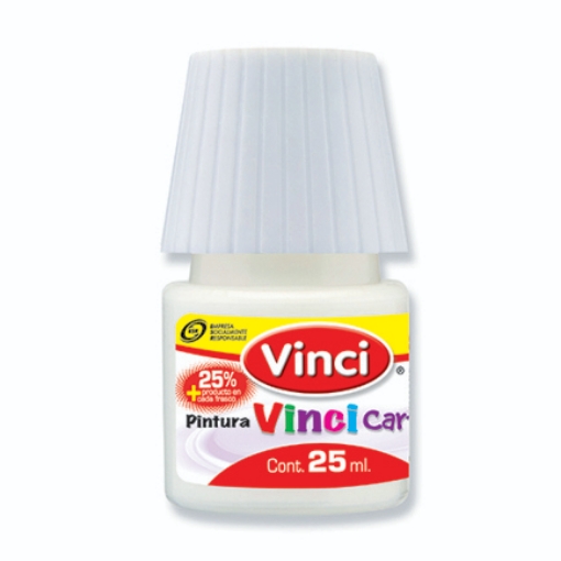 Imagen de Pintura Cartel Vinci 25 ml Blanco para Letreros #72 Caja c/10 piezas