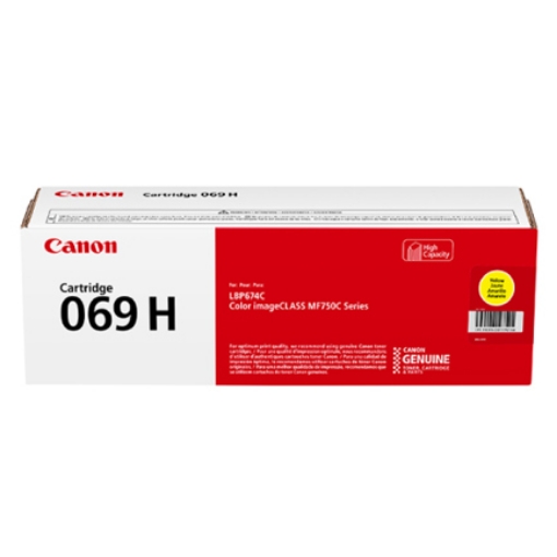 Imagen de Cartucho de Toner Canon 069 H Y