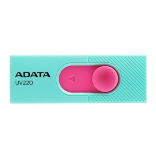 Imagen de Memoria USB Adata UV220 32 GB 2.0 Color Turqueza-Rosa