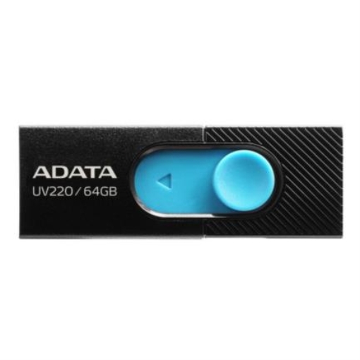 Imagen de Memoria USB Adata UV220 64 GB 2.0 Color Negro-Azul