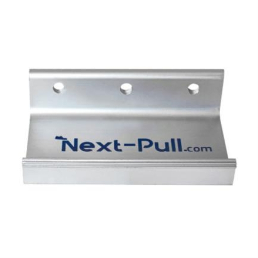 Imagen de Jaladera de Puerta Nextep Aluminio 5x3x1.38" Accionada con Pie Incluye Tornillos para Instalación