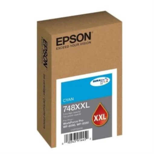 Imagen de Tinta Epson T748XXL Capacidad Extra Alta WF-6090/WF-6590 Color Cian