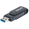 Imagen de Mini Lector Manhattan Grabador Externo de Tarjetas USB 3.0 Súper Velocidad 24 en 1 Portátil