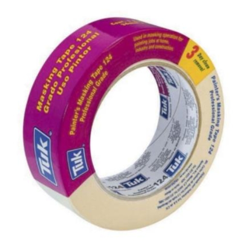 Imagen de CINTA TUK 124 36X50 MASKING TAPE GRADO PROFESIONAL PIEZA