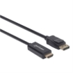 Imagen de Cable Manhattan Displayport-M a HDMI-M 4K 1.8m Color Negro