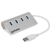 Imagen de Hub Manhattan USB 3.0 Superspeed 4 Puertos Color Aluminio