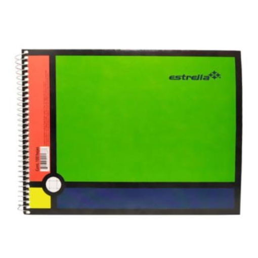 Imagen de Cuaderno Estrella Espiral Forma Italiana C5 C/100 Hojas