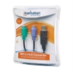 Imagen de Convertidor Manhattan PS/2 a USB 2 Puertos