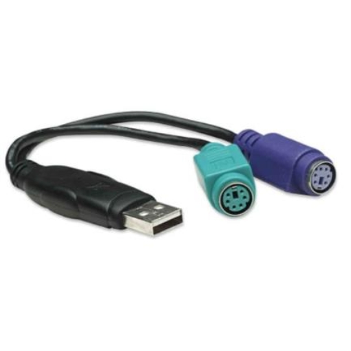 Imagen de Convertidor Manhattan PS/2 a USB 2 Puertos