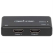 Imagen de Video Splitter Manhattan HDMI 2 Puertos UHD TV 4k/30Hz Color Negro